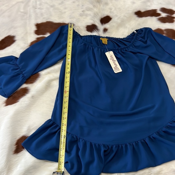 NWT Wrangler Blue Dress - Picture 5 of 10